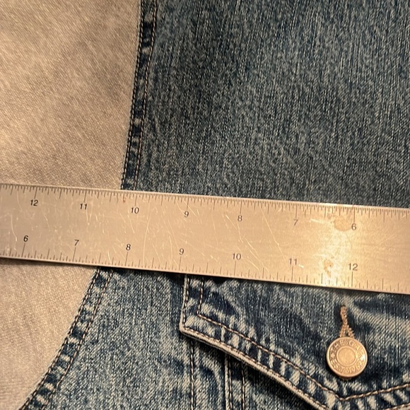 Mid weight denim Varsity jacket - ends a bit below the waist! - Picture 6 of 10